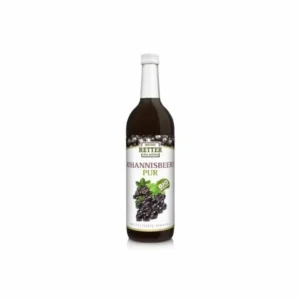Suc de coacaze negre pur bio 750ml Retter