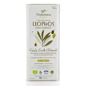 Ulei de masline extravirgin liophos early harvest bio 5l Stamatakos Olivegrove