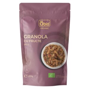 Granola cu fructe bio 200g Obio