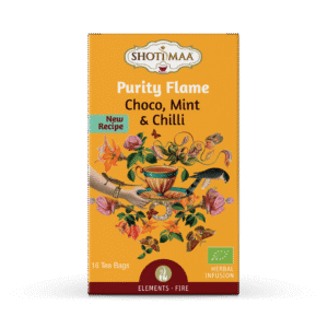 Ceai elements - purity flame - cacao, menta si chilli bio 16dz x 2g 32g Shotimaa