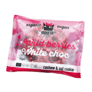 Cookie cu fructe de padure bio 50g Kookie Cat