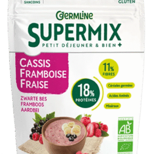 Supermix pentru mic dejun cu coacaze negre, zmeura si capsuni bio 350g Germline