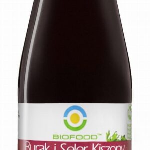 Suc de sfecla rosie si telina lactofermentata bio 300ml Biofood