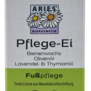 Crema solida pentru picioare cu ulei de masline, ceara de albine, ulei de lavanda si cimbru ecologic