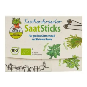 Betisoare cu seminte pentru semanat - ierburi aromatice bio 8 bucati Aries