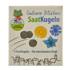 Bilute cu seminte pentru semanat - flori comestibile bio 4 bucati Aries